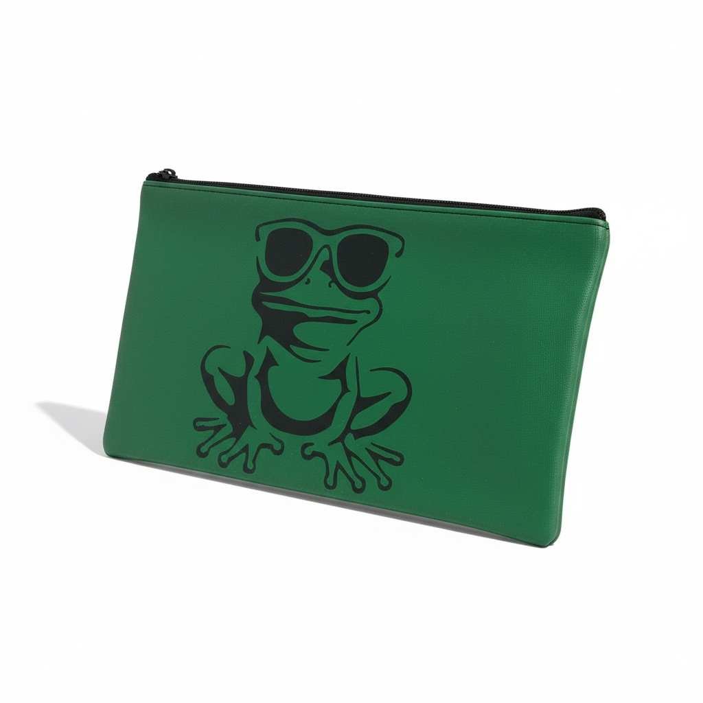 🐸 Pochette Verte - Grenouille