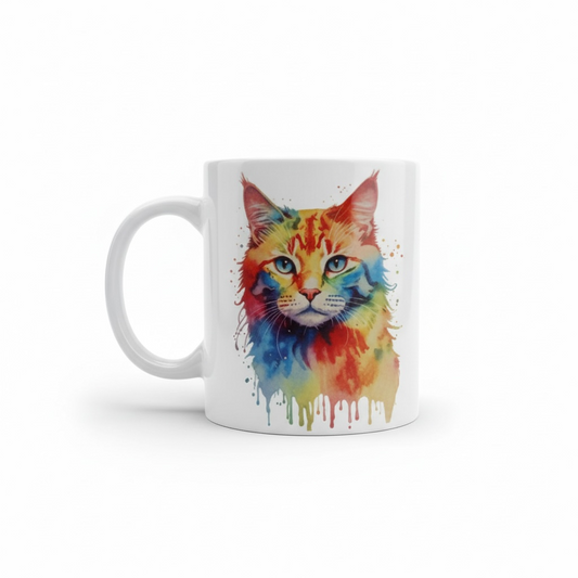 Mug « Chat peinture »