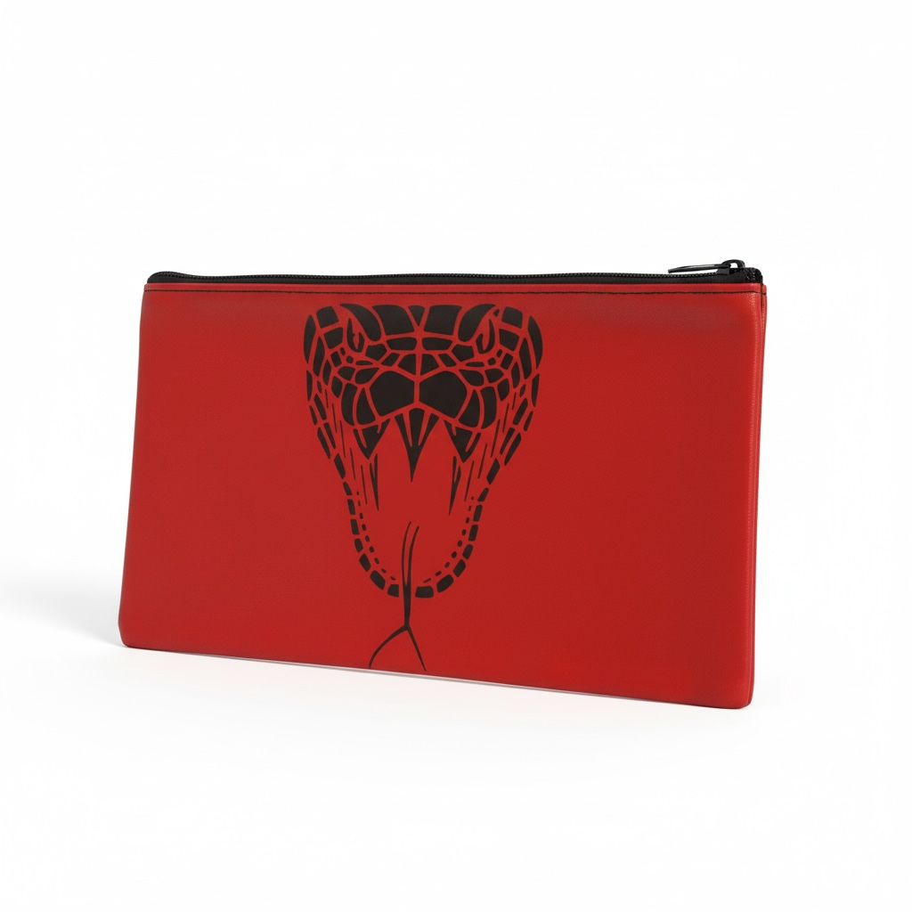 🐍 Pochette Rouge - Serpent