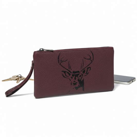 Pochette en Cuir - Cerf